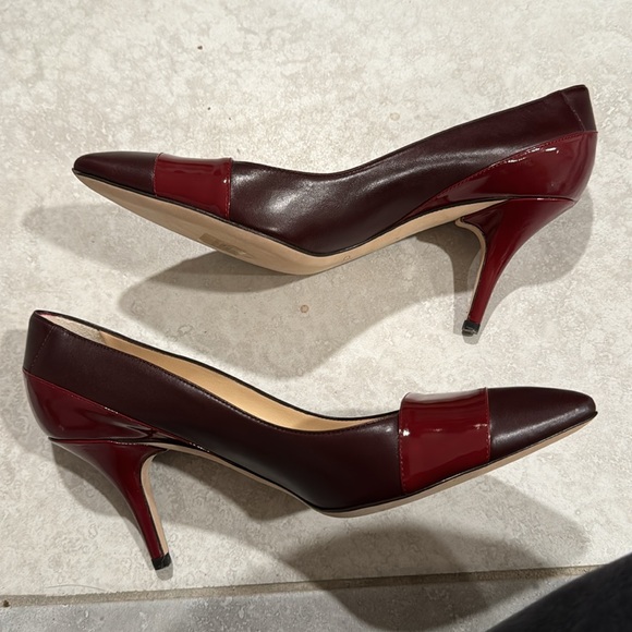 New condition Jimmy Choo Burgundy Heels 38 - Picture 5 of 7